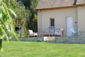 maison avec jardin pour des vacances dans le pays d'auge