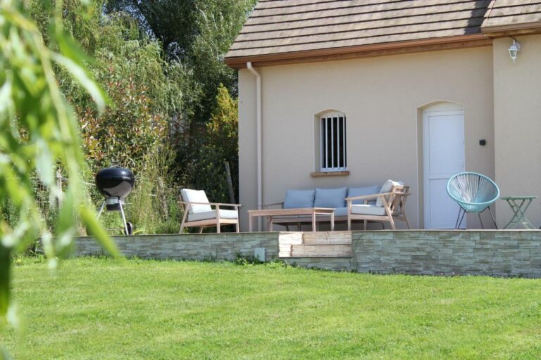 maison avec jardin pour des vacances dans le pays d'auge