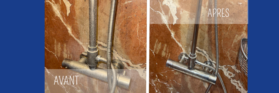 nettoyage de la douche