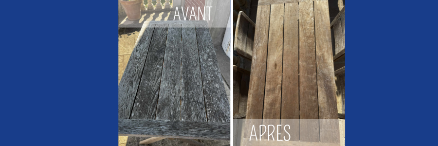 nettoyage du mobilier de jardin