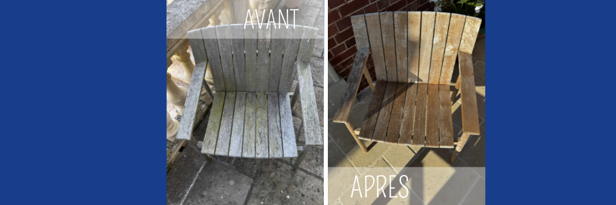 nettoyage du mobilier de jardin